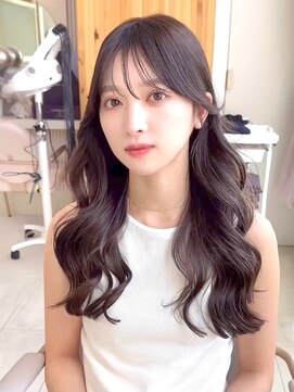 アフロートリノ(AFLOAT Leino) 2wayバング 韓国前髪 シースルー ミディアム くびれヘア 顔周り