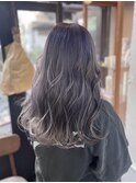 【ダブルカラー】グラデーションパールラベンダーカラー♪