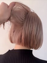 ダブ ギンザ(DaB ginza)&nbsp;ミルクティーベージュ　ボブ　ケアブリーチ　銀座