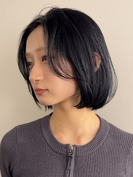 ダブ ギンザ(DaB ginza) ブルーブラック/ボブ/ブリーチなしケアカラー