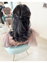 サロンナビ(Salon Navi)&nbsp;ハーフアップ hair