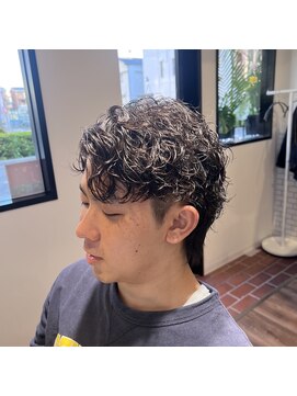 グリット オオサカ(GRIT osaka) 波巻きスパイラルパーマメンズマッシュパーマツイストパーマ