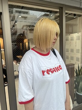 アドア 横浜(ADORE) 【ADORE横浜】抜きっぱなしブリーチ×ボブ