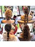 8時~10時【手ぶらでOK】パールピン・ラメスプレー付♪ヘアセット/結婚式￥3300