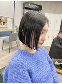 bob/ボブ/切りっぱなしボブ/ 黒髪ボブ