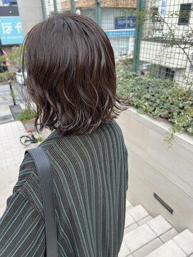 スタイル 成城学園前(STYLE) ボブパーマ　大人かわいい　コテ巻き風パーマ