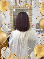 エデン ビークス チルドレン(EDeN Beeks children)&nbsp;#バレイヤージュ#ブリーチ#ピンク#バイオレット#ボブ#ハイトーン