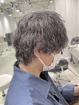 サロンドジョー(salon de joe) メンズカットマッシュショートスパーキーショートセンターパート