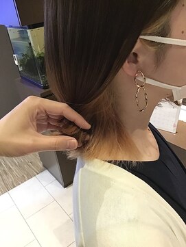 美容室 マリオネット インナーカラー