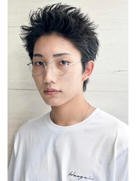 ラレイ ハラジュク(Lalei harajuku) 原宿スパイキーショートツイストパーマボックスショートメンズ