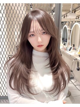 ミルクヘアー(MILK HAIR) 韓国ヘア 大人っぽさUP♪ザクザクレイヤー×ブランジュカラー