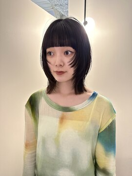 デン(den) 顔まわりレイヤー　デザインカット