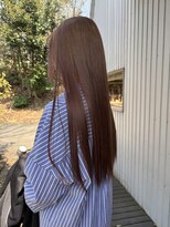 ヘアーコンセプト アイアイオ(HAIR CONCEPT iio) 【大川華】ブリーチで作るナチュラルピンクベージュ