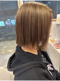 切りっぱなしボブ
