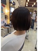 切りっぱなしボブ