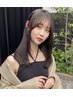 【伸ばし中ならコレ！】前髪カット×イルミナカラー￥8800