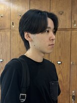 毛流れセンターパート