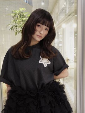 ローエ バイ デコ(Rohe by DECO) 【MAO】顔周りカット/レイヤー/ブラウンカラー