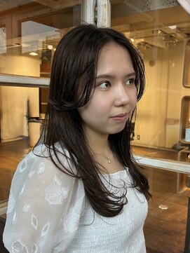 ロライマ 代官山(roraima) ローレイヤーミディアムロングベージュグレージュ