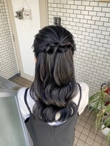 フェリーチェ(Felice)&nbsp;ハーフアップ　ハーフツイン　アップヘア　女子会ヘア