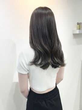 シー(shii..) 《shii../大黒》#ダークグレージュ#髪質改善ケアカラー