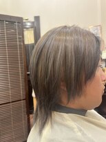 ヘアデザインクライム(HAIR DESIGN CLIMB)&nbsp;アッシュカラー×アクセントメッシュ
