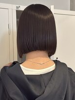 ラフ 新宿(Laff) 20代30代に合わせぱつっとボブ/酸性ストレート/髪質改善