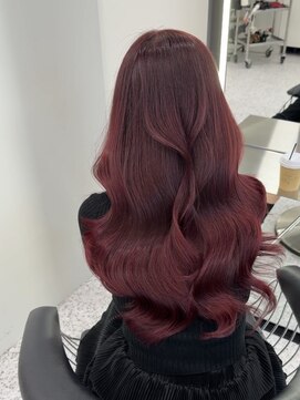 ジュイル ハラジュク(JEWIL HARAJUKU) 10代20代30代ブリーチなしボルドーカラー