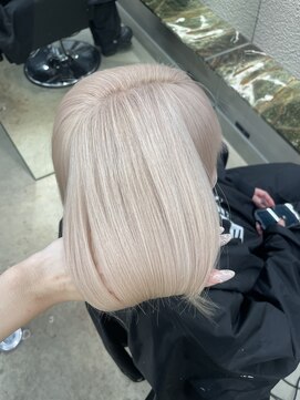 ペレ 栄店(PELE) 黒髪カタログ/クラゲヘアー/オリーブグレー/栄