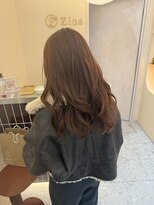 ジーナ メゾン 札幌(Zina Maison)&nbsp;ブリーチなしオレンジブラウン＊髪質改善TR＊Zina Maison札幌