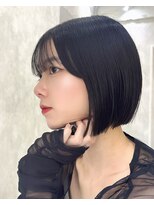 ロンドアヴァントゥス 池袋(Lond aventus)&nbsp;韓国レイヤー/韓国風/ボブ/髪質改善/黒髪/ブリーチなし〔池袋〕