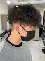 エルマーク 梅田(L-MARK)&nbsp;マッシュ/スパイラル/パーマ/メンズ/ツイスパ/波巻きパーマ