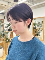 キキ ヘアスタジオ(kiki hair studio)&nbsp;大人女性20代30代40代小顔◎ショートカット　ローズブラウン