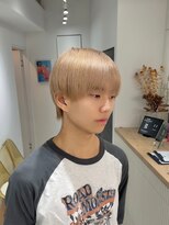 メンズペレ 渋谷(MEN'S PELE)&nbsp;MEN’S HAIR/サーフカール/刈り上げセンターパート/渋谷