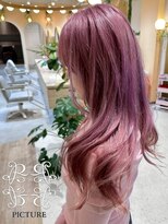 ピクチャー(PICTURE)&nbsp;ベビーピンクベージュ/ダブルカラー/ブリーチ/ピンクカラー