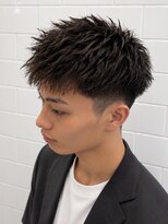 ゼロスバーバー(0's BARBER SHOP) ツイストスパイラル/メンズパーマ/メンズカット/ショート