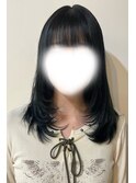 オリーブグレー×レイヤースタイル