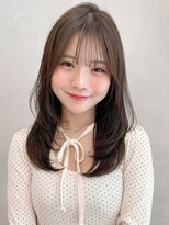 アグノス 青山(Agnos) ミルクティーブロンドデジタルパーマワンホンレイヤー
