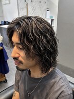 マジック 関目店(magic)&nbsp;色気ハイライト×波巻きスパイラルミディアムサーフ