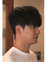 ボーイ(BOY) 前下りショートマッシュシャドウパーマ