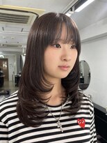 アオ(AO。)&nbsp;韓国レイヤー/レイヤーカット/ハッシュカット/海外ヘア