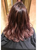 ユニーク(UniQ)&nbsp;【UniQ 中平】愛されバレイヤージュグラデーションカラー