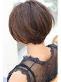 『NUDE COLOR』大人可愛い丸みショート!