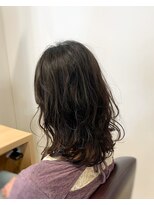 サロン マーニ(salon m ni)&nbsp;コテ風パーマ／ミディアムヘア