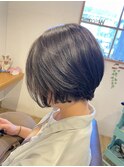 ナチュラルカラーと今人気の『ワンレンボブ』style♪