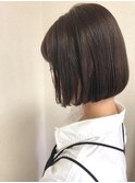 チョコブラウンボブ