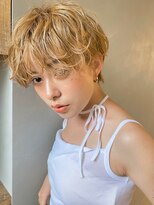 パーク(PARK)&nbsp;【PARK】カーリーマッシュ×クリームベージュ