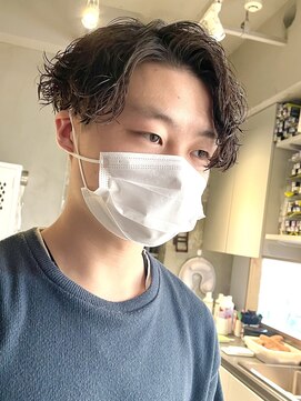 エリマ 調布(elima) 波巻きパーマツイストスパイラルセンターパートビジネスパーマ