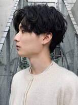 バイフィフス 原宿/表参道(by fifth)&nbsp;◇センターパート スパイラルパーマ 韓国ヘア 刈り上げなし