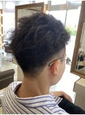 刈り上げオールバック
